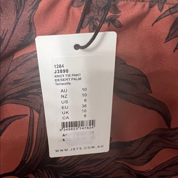 COPY - JETS Desert Palm Knot Tie Bikini.Bottoms (6) Retail $111 Anthr… - Picture 3 of 7